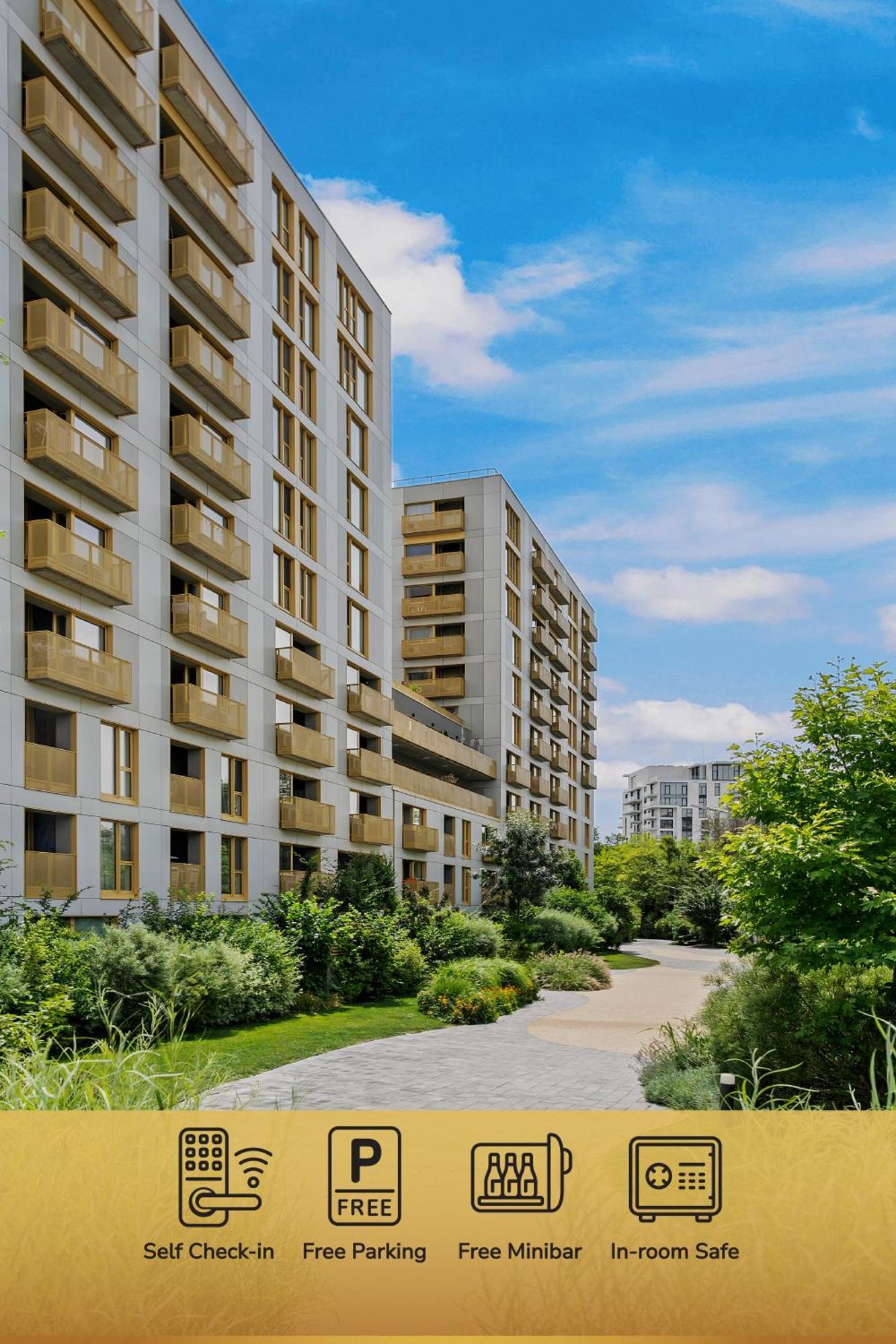 Apartment Mido Aviatie Park With Private Parking & Self Check-in *